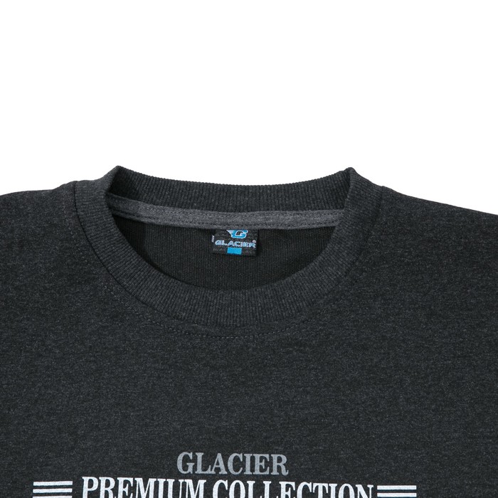 Джемпер-толстовка мужской 3034 цвет антрацит меланж, р-р 52-54 (2XL)