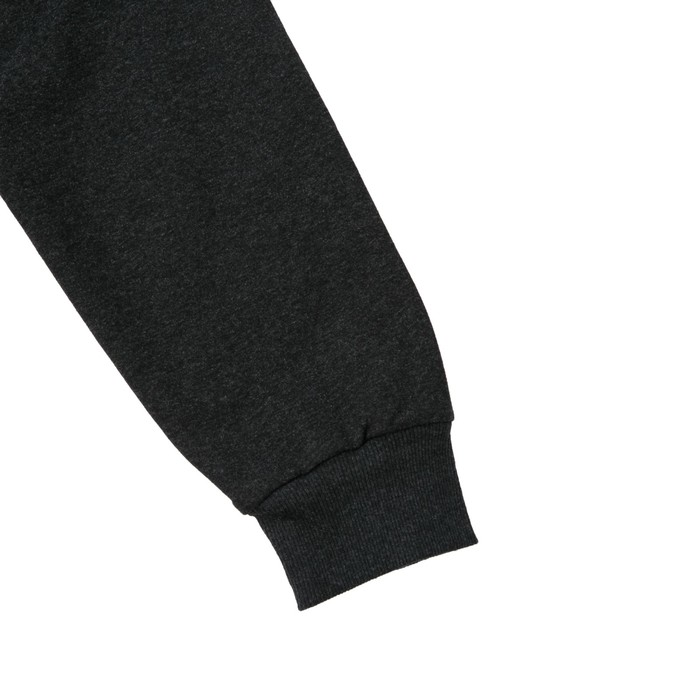 Джемпер-толстовка мужской 3034 цвет антрацит меланж, р-р 52-54 (2XL)