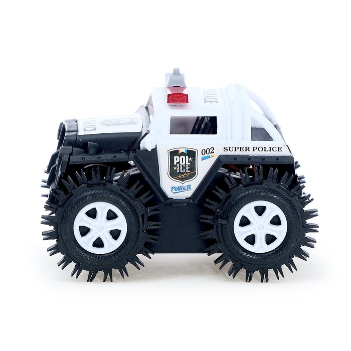 Джип-перевёртыш "Полиция", работает от батареек