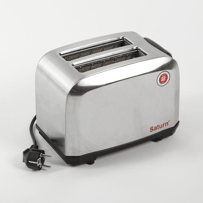 Тостер Saturn ST-EC7023, 750 Вт, серебристый