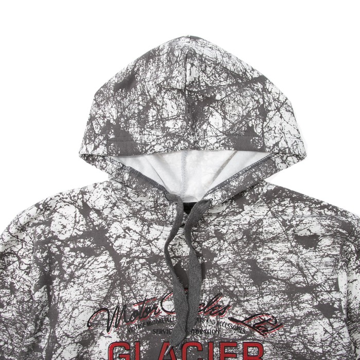 Джемпер-толстовка мужской с капюшоном 3039 цвет антрацит, р-р 54-56 (3XL)