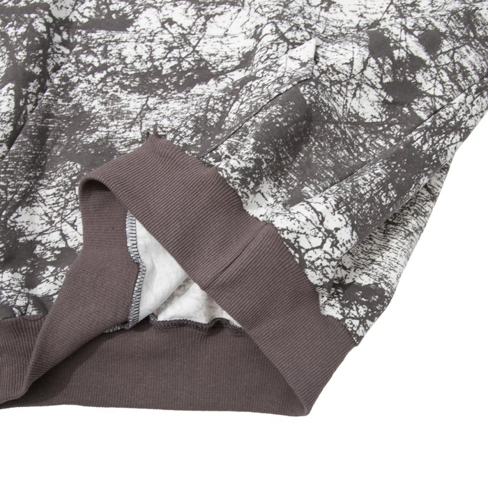 Джемпер-толстовка мужской с капюшоном 3039 цвет антрацит, р-р 54-56 (3XL)