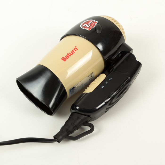 Фен Saturn ST-HC7335, 1200 Вт, 2 режима, бежевый