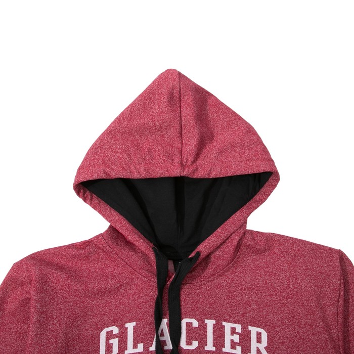 Джемпер-толстовка мужской с капюшоном 3052 цвет бордовый, р-р 48-50 (L)