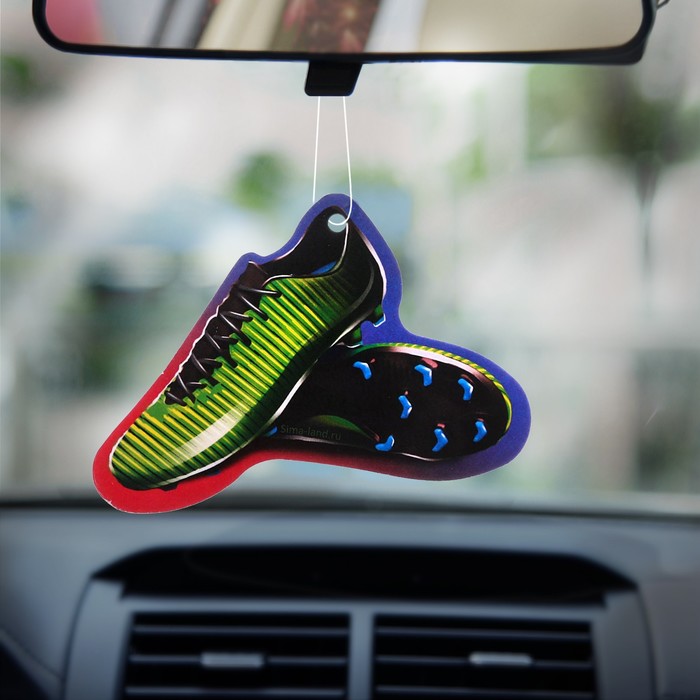 Ароматизатор бумажный, футбол "Бутсы", ягоды