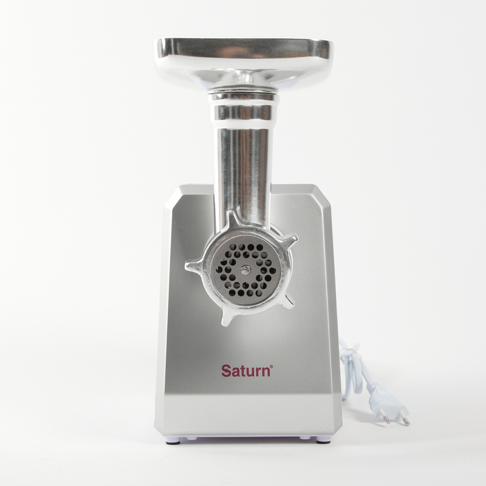 Мясорубка Saturn ST-FP0090, 1600 Вт, реверс, 2 насадки