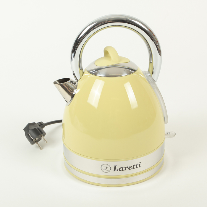 Чайник электрический Laretti LR7510, 2200 Вт, 1.7 л, оливковый