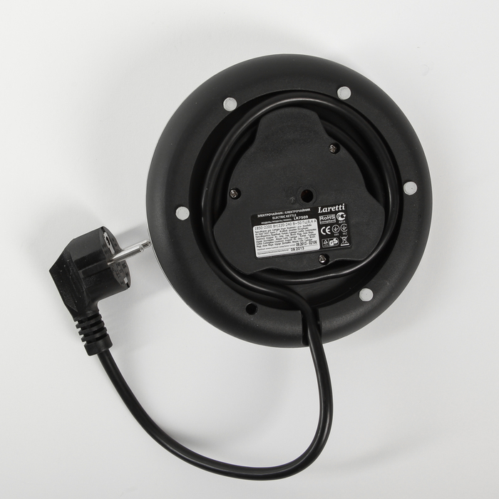 Чайник электрический Laretti LR7509, 2000 Вт, 1.7 л, белый