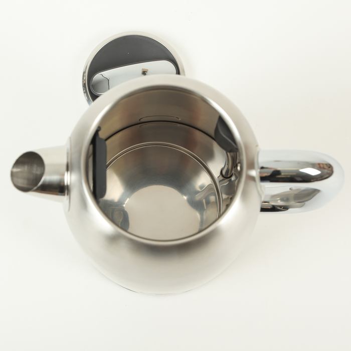 Чайник электрический Laretti LR7509, 2200 Вт, 1.7 л, серебристый