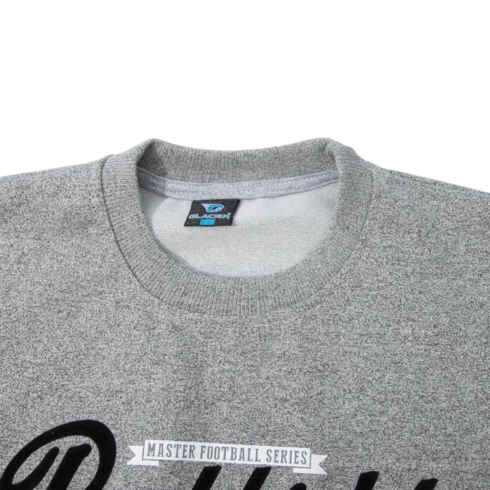 Джемпер-толстовка 3055 цвет серый меланж, р-р 54-56 (3XL)