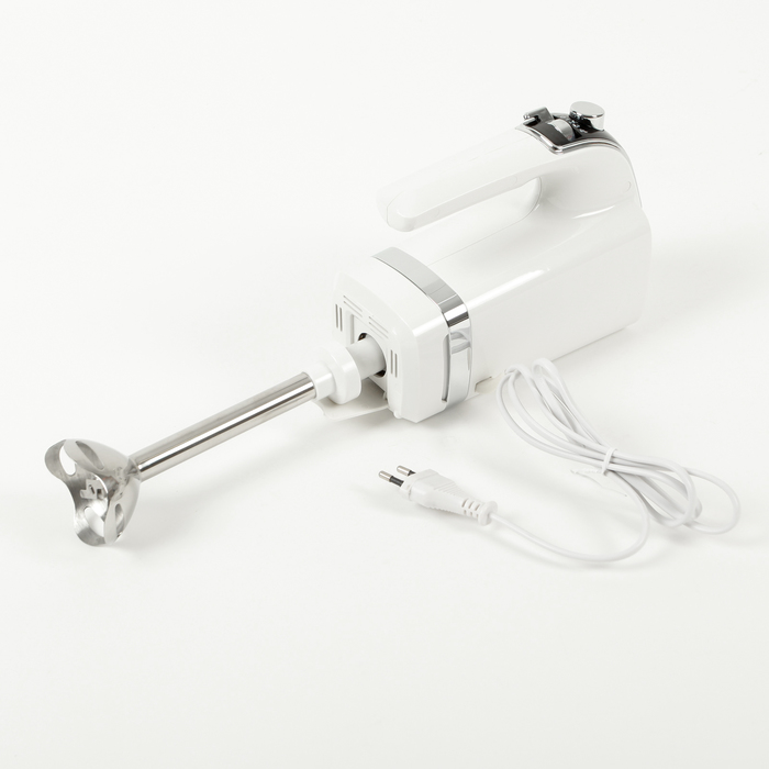 Миксер Laretti LR7101, 400 Вт, 5 режимов + TURBO, 2 пары насадок, белый