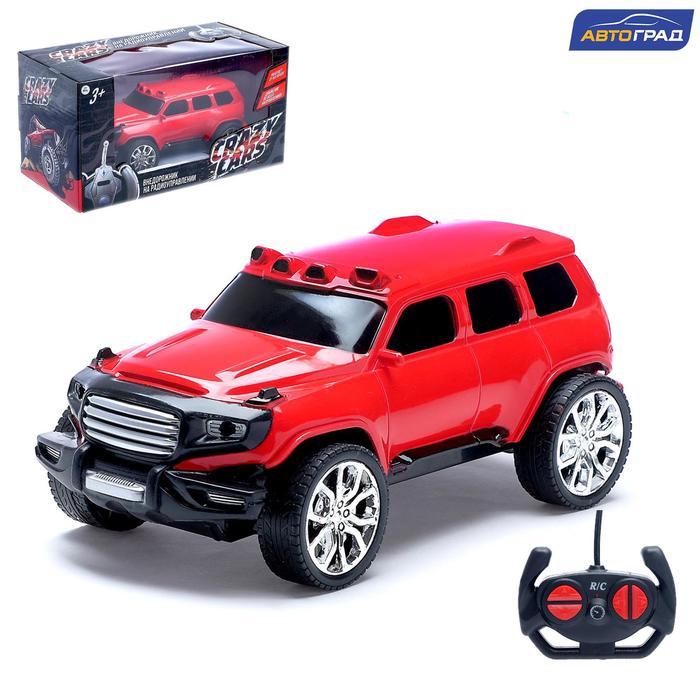 Машина радиоуправляемая "Крузер", работает от батареек, цвет МИКС