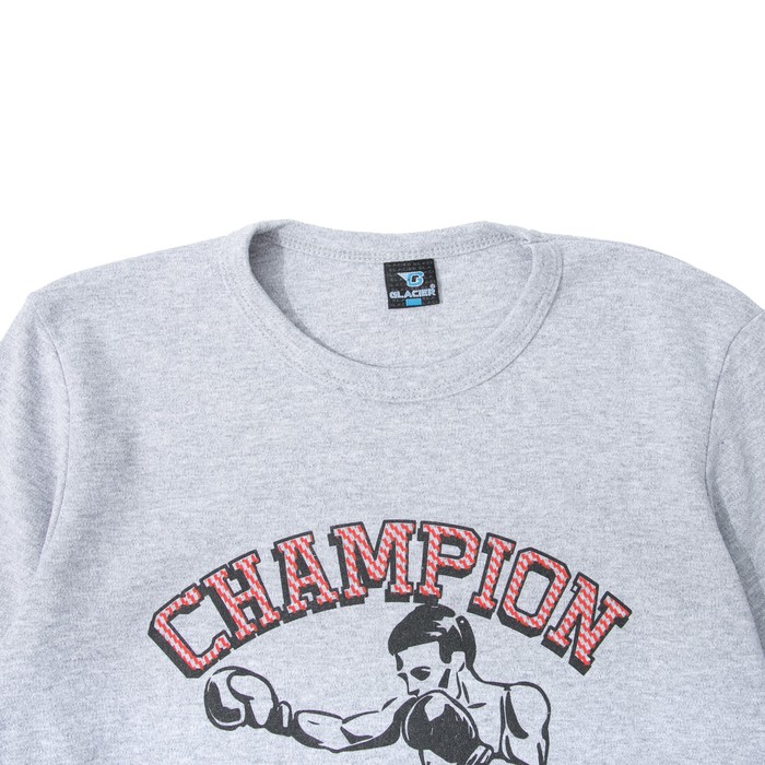 Джемпер мужской 0791 цвет серый меланж, размер 52-54 (2XL)