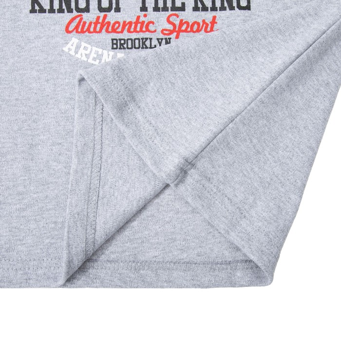 Джемпер мужской 0791 цвет серый меланж, размер 52-54 (2XL)