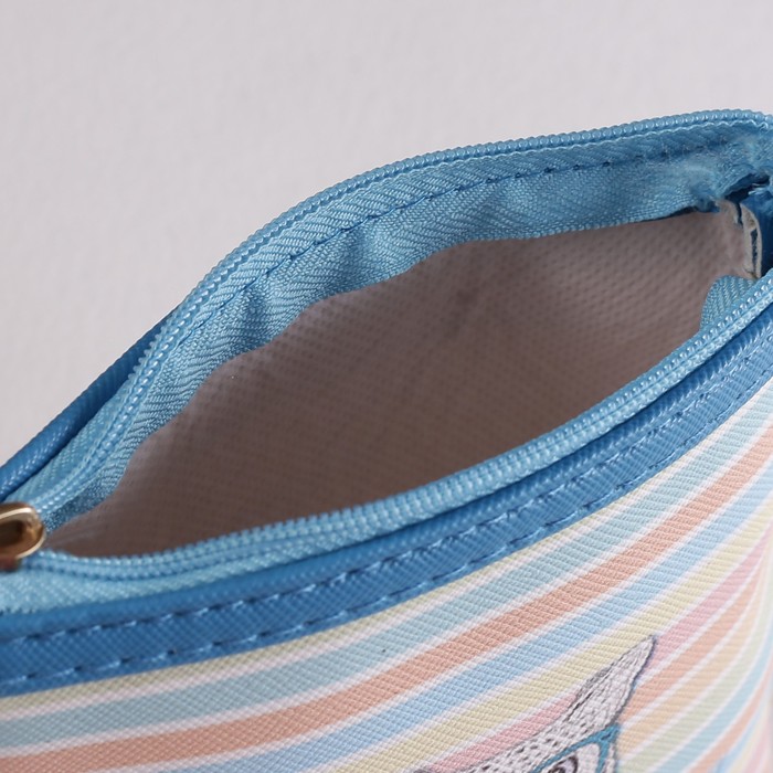 Кошелёк детский на молнии, 1 отдел, цвет синий