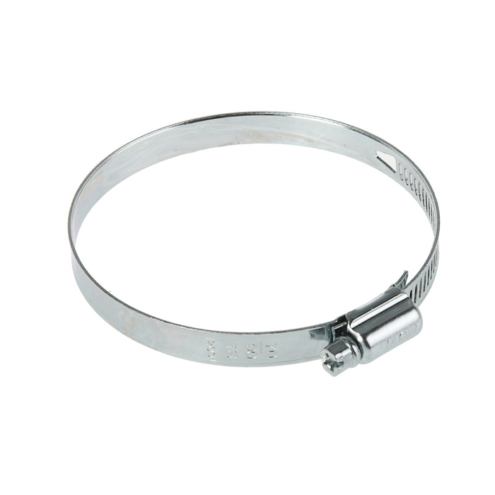 Хомут червячный NOVA, сквозная просечка, диаметр 70-90 мм, ширина 10 мм, оцинкованный