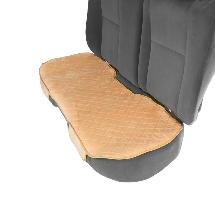 Накидки на сиденья, универсальная, бежевый, набор 3 шт.