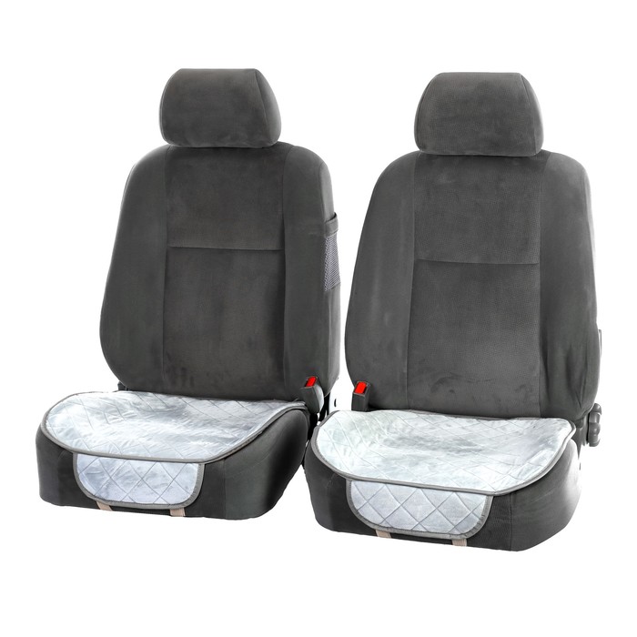 Накидки на сиденья, универсальная, серый, набор 3 шт.