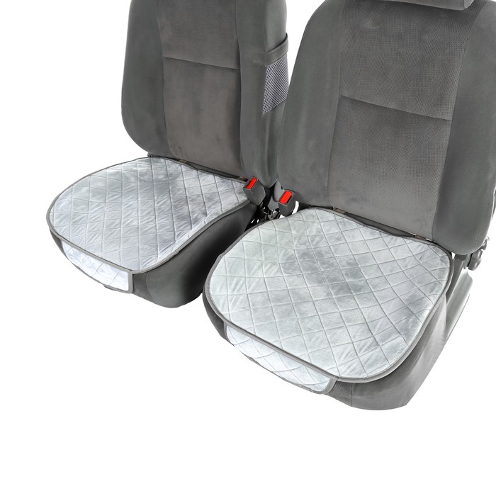 Накидки на сиденья, универсальная, серый, набор 3 шт.