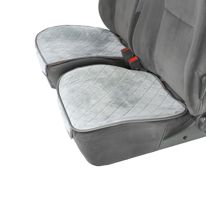 Накидки на сиденья, универсальная, серый, набор 3 шт.