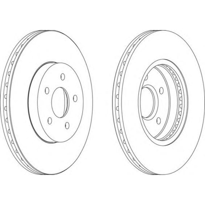 Диск тормозной FERODO DDF1125