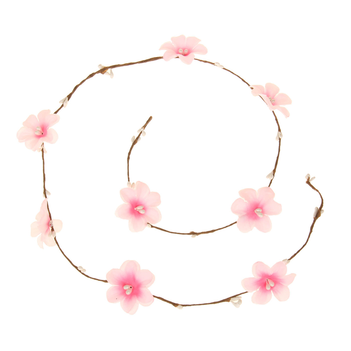 Декор для волос, вплетаемый "Розовый рай"