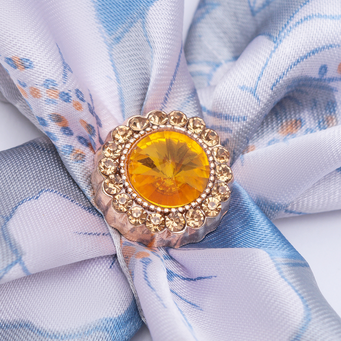 Магнит декоративный для платка "Восток" страза, цвет МИКС