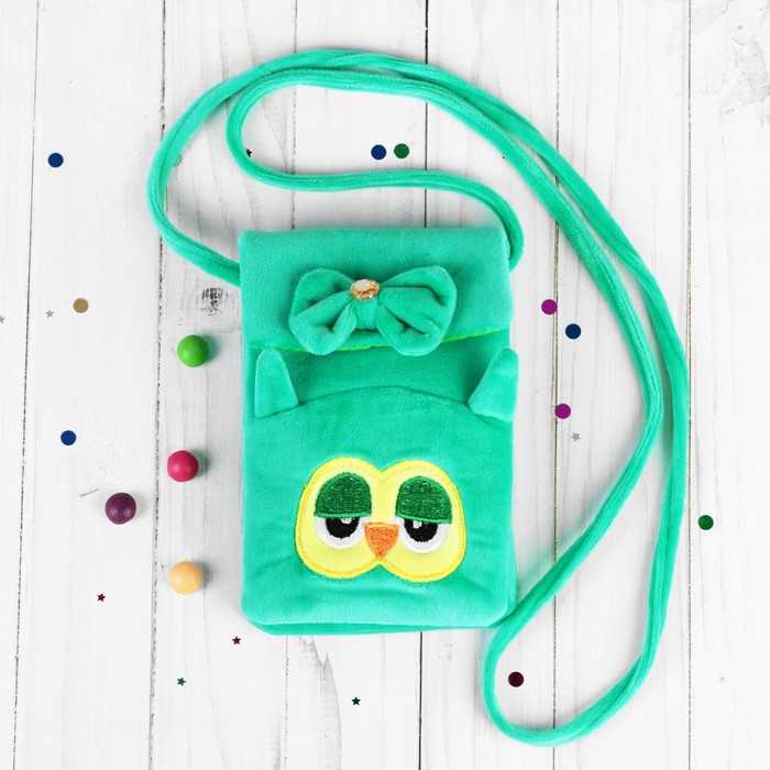 Мягкая сумочка "Совушка" с бантом