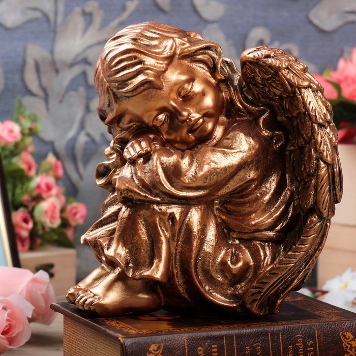 Статуэтка "Ангел спящий", бронза