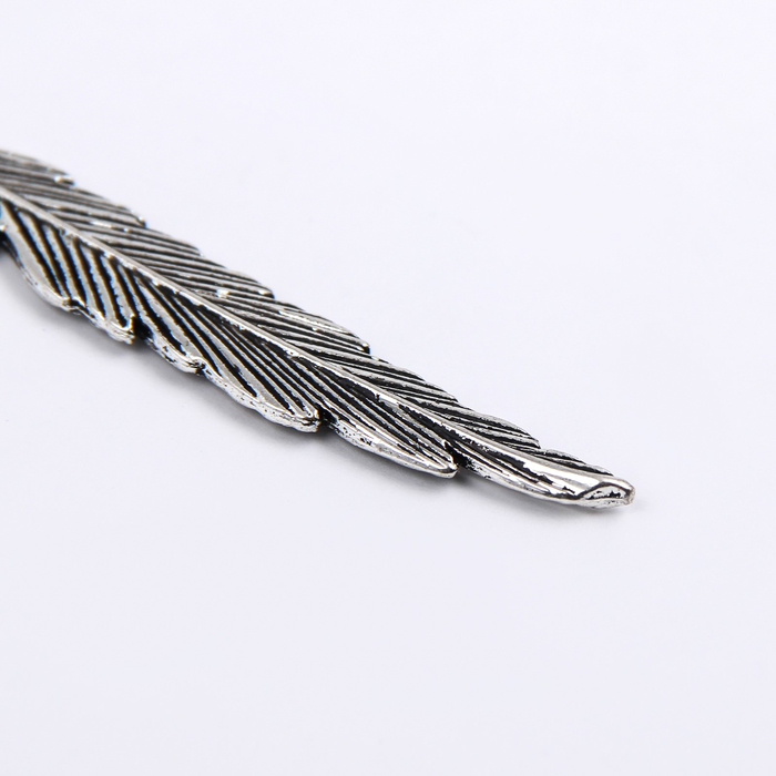 Закладка сувенирная для книг перо с подвеской Сова