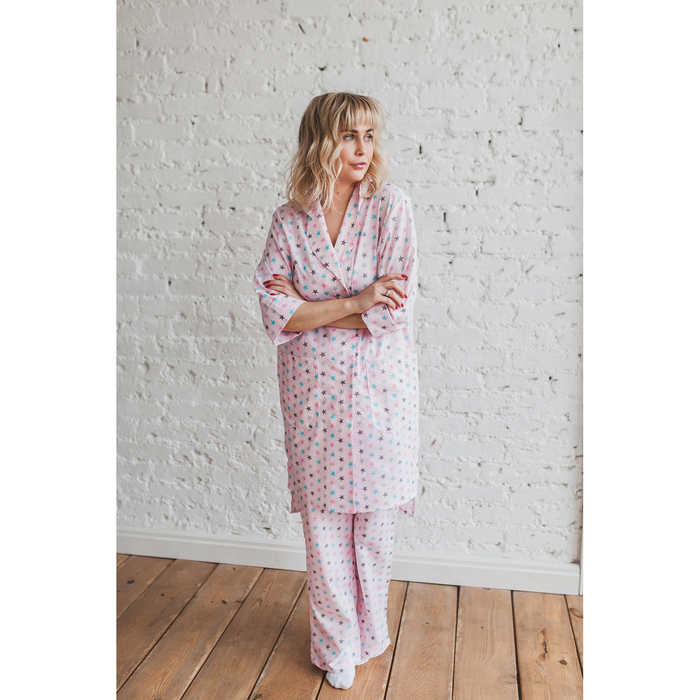 Рубашка удлинённая женская KAFTAN "Облако", р-р 46-48, 80% хл., 20% п/э