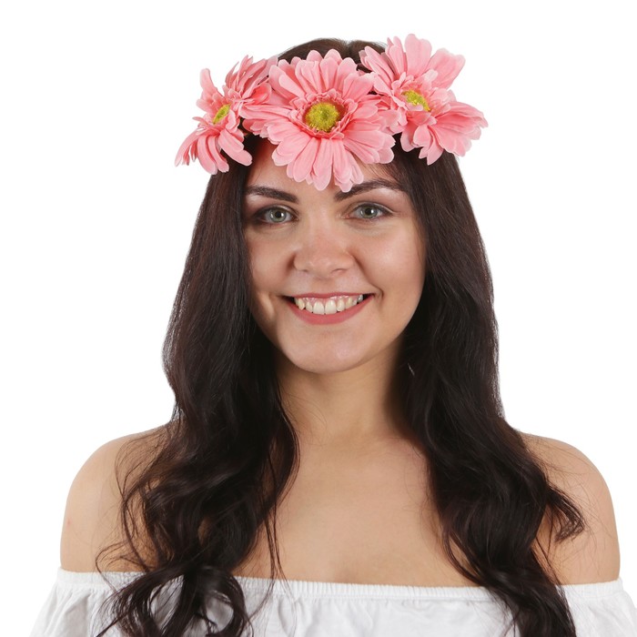 Венок на голову "Герберы"