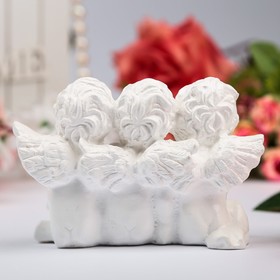 

Статуэтка "Троица ангелов", цвет белый, 9.5 см