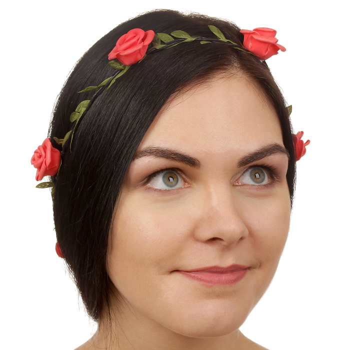 Декор для волос, вплетаемый "Розы"