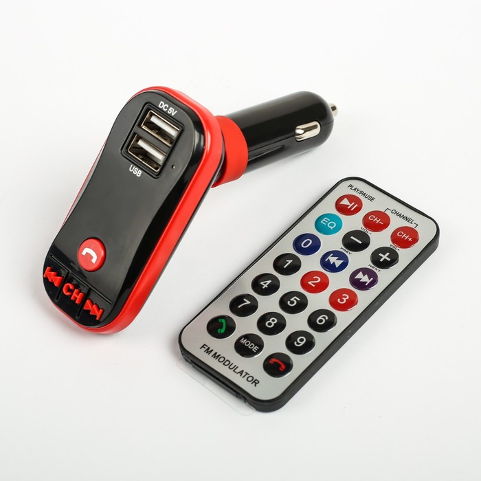 FM - трансмиттер, 2USB/MicroSD/AUX/MP3/WMA/Bluetooth, МИКС