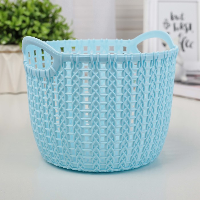 Корзина для хранения "Плетение", цвет МИКС