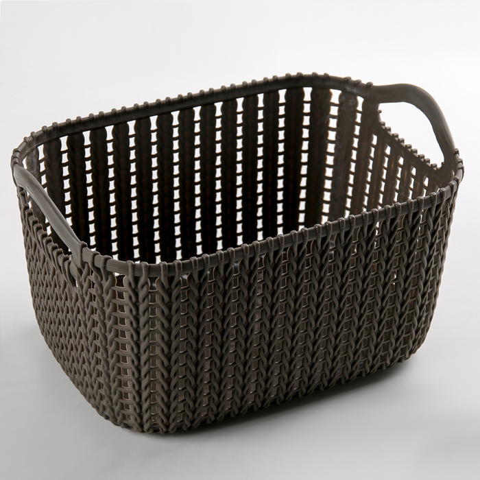 Корзина для хранения "Плетение", цвет МИКС