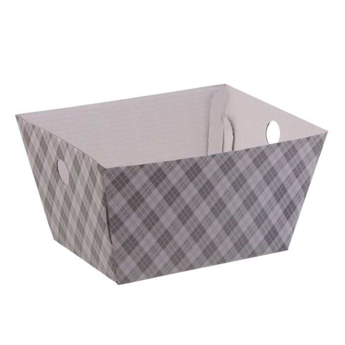 Складная коробка–трапеция «Клетка», 19,5 х 15 х 10,5 см