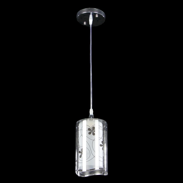 Люстра "Диана" 1xE27x60Вт хром 12x12x11см.