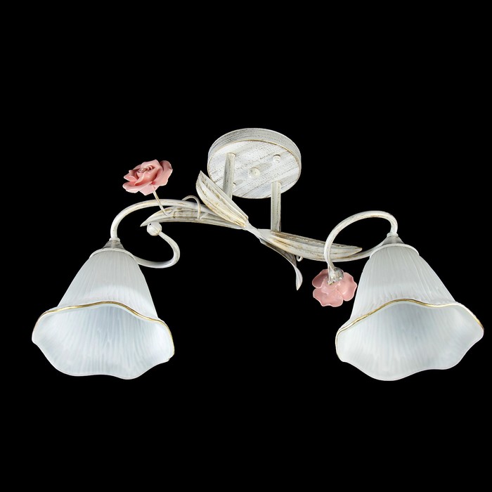 Люстра "Капитолина" 2xE27x60Вт белый 45x23x26см.