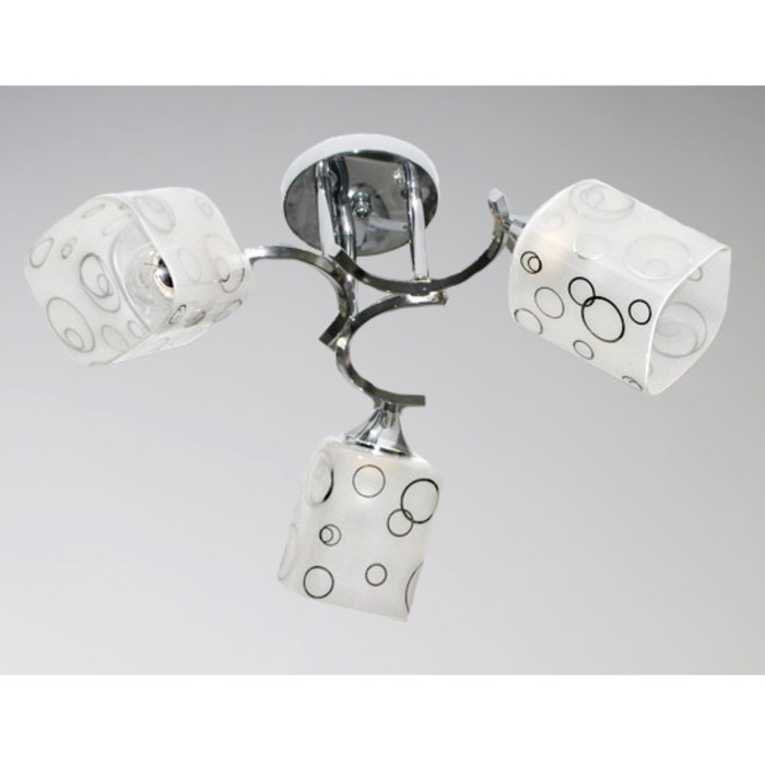 Люстра "Марта" 3xE27x60Вт хром 50x50x23см.