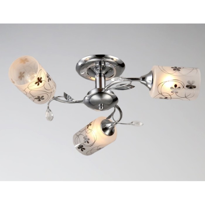 Люстра "Настасья" 3xE27x60Вт сатин 50x50x23см.