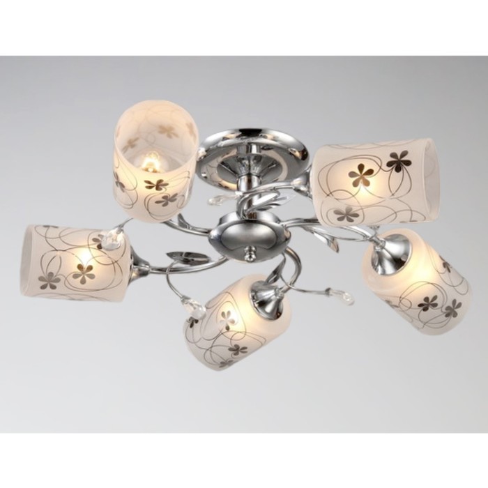 Люстра "Настасья" 5xE27x60Вт сатин 50x50x25см.