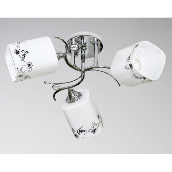 Люстра "Нелли" 3xE27x60Вт  хром 50x50x23см.