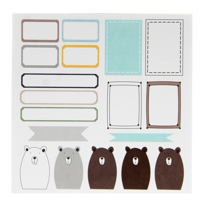 Бумага д/скрапбукинга "Папа может всё" (набор 14 листов) 15х15 см