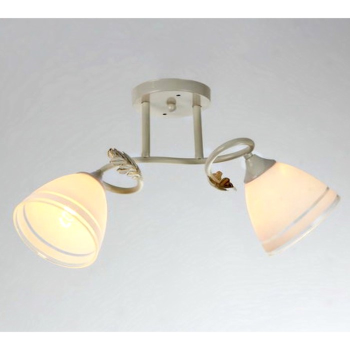 Люстра "Рада" 2xE27x60Вт белый 45x23x26см.