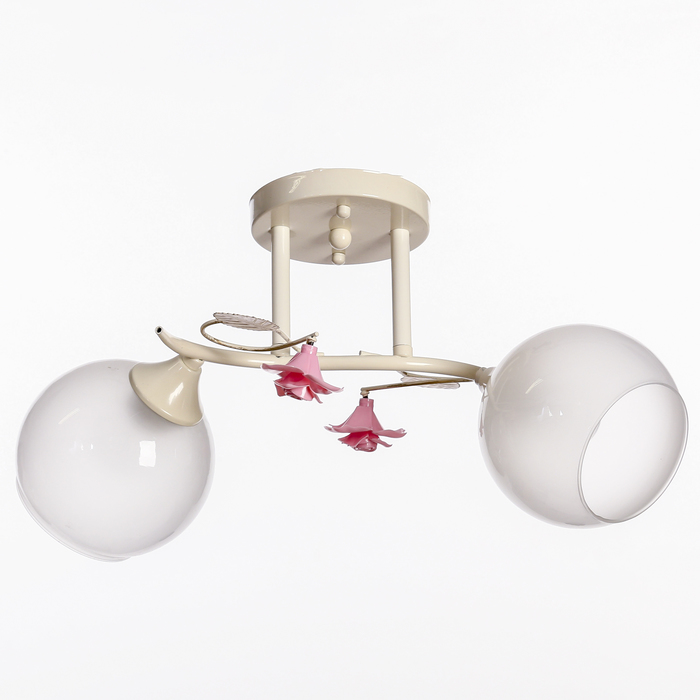 Люстра "Радмила" 2xE27x60Вт белый 45x23x26см.