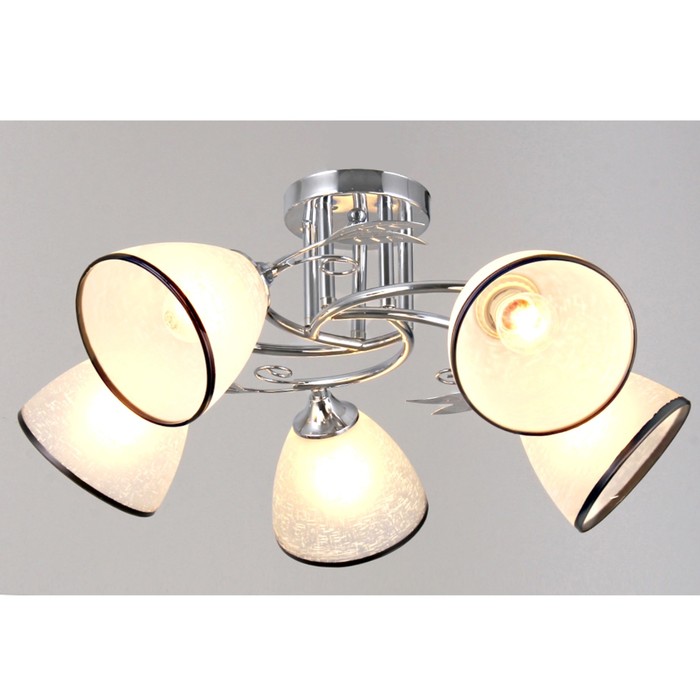 Люстра "Услада" 5xE27x60Вт хром 50x50x25см.