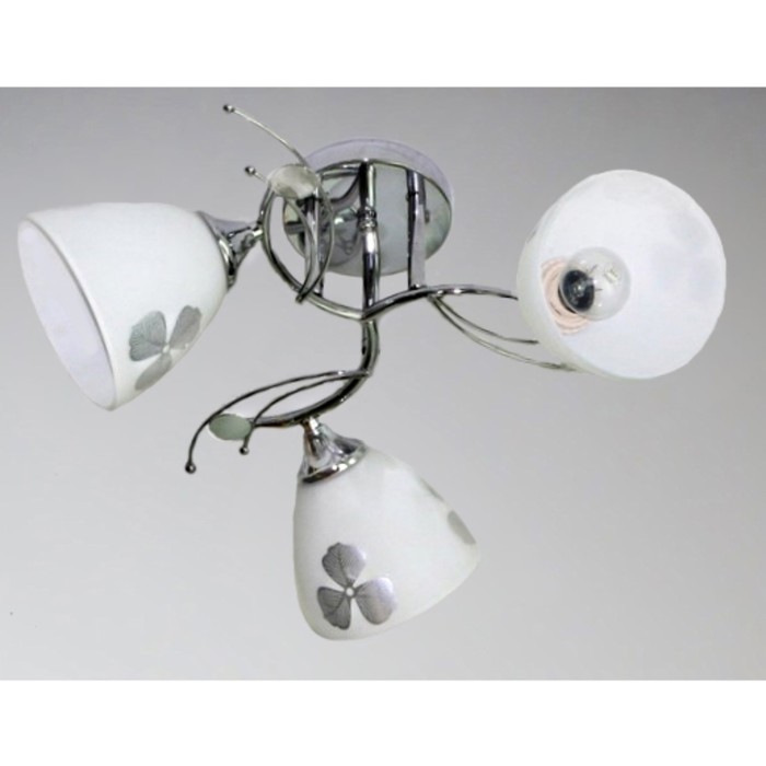 Люстра "Сабрина" 3xE27x60Вт хром 50x50x23см.