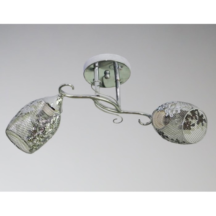 Люстра "Дейна" 2xE27x60Вт хром 45x23x26см.